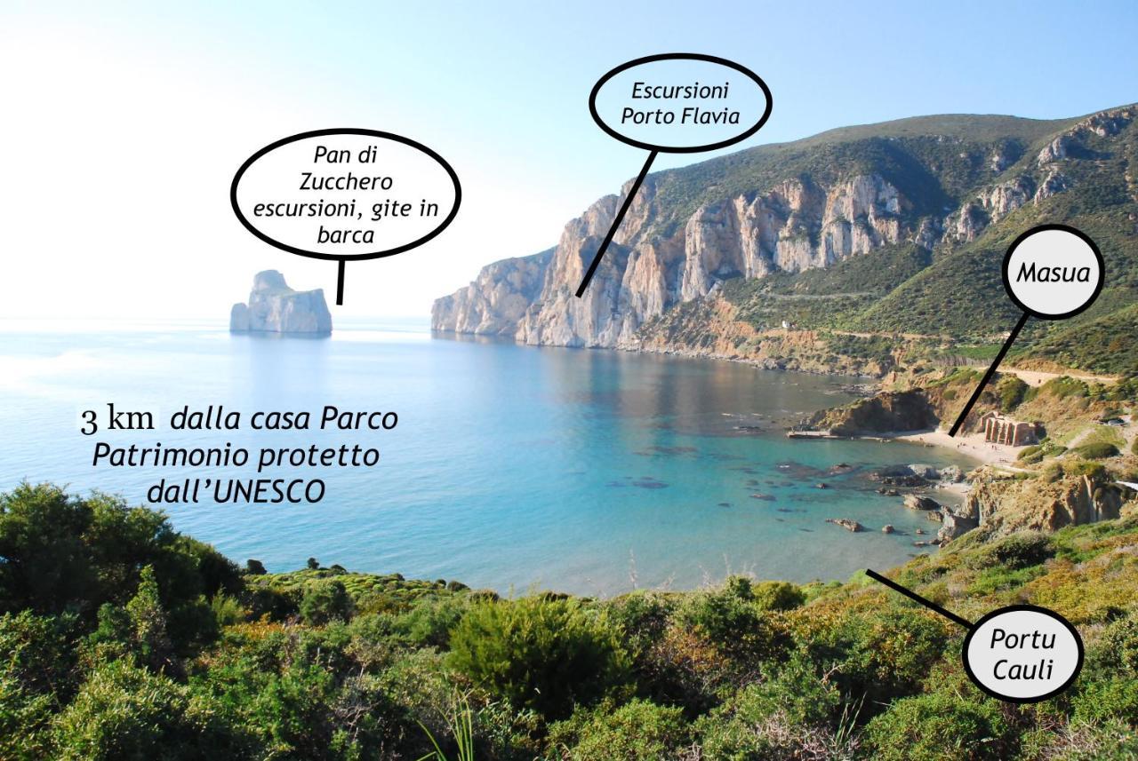Il Blu Tanca Piras Villa Nebida Kültér fotó